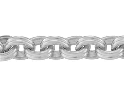 Catena Massiccia A Maglie For\at A Doppio Filo 12,50 X 10,50 Mm, Argento 925.ref. 10180 - Immagine Standard - 2
