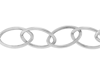 Catena Maglia Navette 11 Mm, Argento 925. Rif. 10066 - Immagine Standard - 2