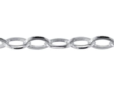Catena Maglia Navette 9,40 Mm, Argento 925 Ref. 10065 - Immagine Standard - 3