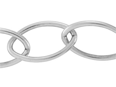 Catena Maglia Navette 9,30 Mm, Argento 925 Ref. 10064