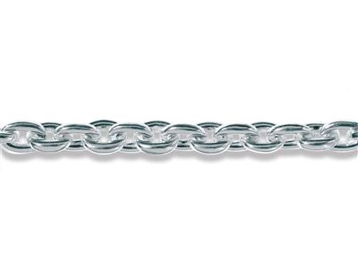 Catena For\at A Maglie Ovali Da 11 Mm, Argento 925 Ref. 10055 - Immagine Standard - 2