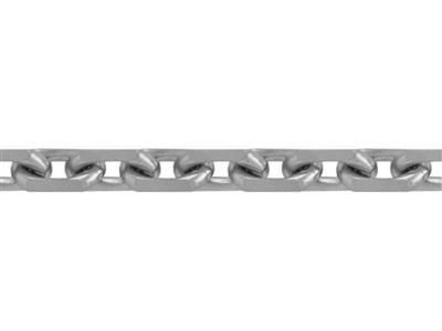 Catena A Maglie For\at Diamantata 1,40 Mm, Argento 925 Ref. 00440 - Immagine Standard - 2