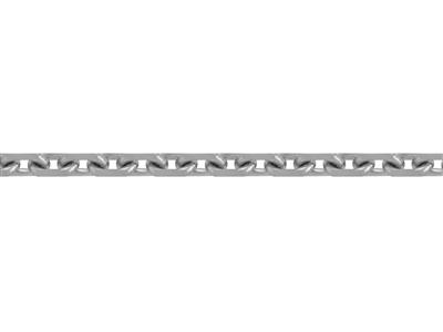 Catena A Maglie For\at Diamantata 1,40 Mm, Argento 925 Ref. 00440 - Immagine Standard - 3