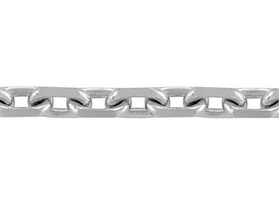 Catena Forzatina Maglia Diamantata 1,76mm, Argento 925. Rif. 00455