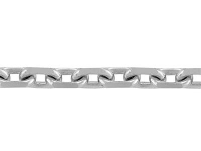 Catena Forzatina Maglia Diamantata 1,76mm, Argento 925. Rif. 00455 - Immagine Standard - 2