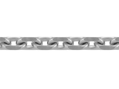Catena Forzatina Maglia A Diamante 4 Mm, Argento 925. Rif. 00530 - Immagine Standard - 1
