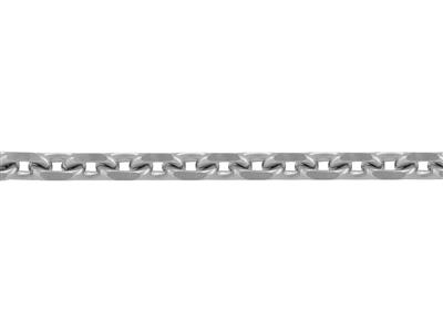 Catena Di Diamanti Forçat 4 Mm, Argento 925. Rif. 00530 - Immagine Standard - 2