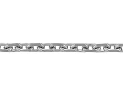 Catena Forzatina Maglia A Diamante 1 Mm, Argento 925. Rif. 00430 - Immagine Standard - 1