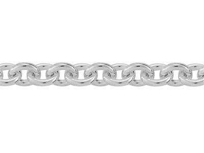 Catena Mesh Forzatina Rotonda 3 Mm,argento 925. Rif. 00380