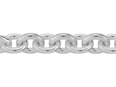 Catena For\at A Maglie Tonde Da 3 Mm, Argento 925 Ref. 00380 - Immagine Standard - 2