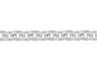 Catena Mesh Forzatina Rotonda 4 Mm,argento 925. Rif. 00400