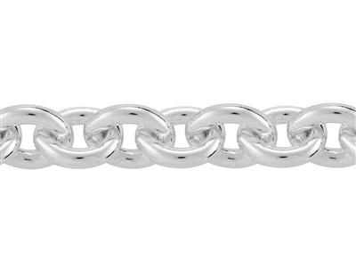 Catena A Maglie Tonde For\at 4 Mm, Argento 925 Ref. 00400 - Immagine Standard - 3