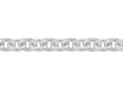 Catena Mesh Forzatina Rotonda 4,90 Mm, Argento 925. Rif. 00410