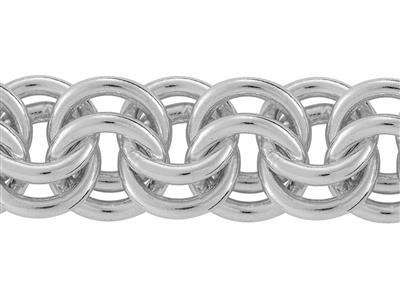 Catena For\at Doppio Anello Maglia 7,30 Mm, Argento 925 Ref. 10159 - Immagine Standard - 4