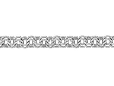 Catena Anelli Forat Doppio 6 Mm, Argento 925. Rf. 10158