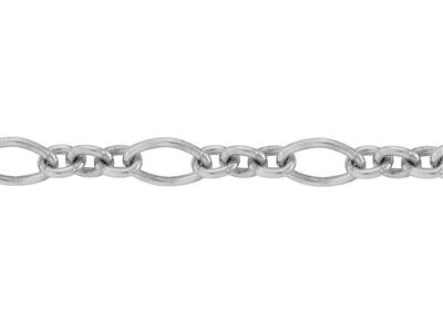 Catena A Maglia For\at Figaro Barocca 5,90 Mm, Argento 925. Ref. 10151 - Immagine Standard - 1