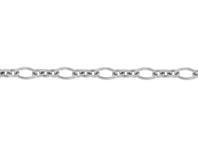 Maglia For\at Figaro Barocca 4 Mm, Argento 925 Ref. 10149 - Immagine Standard - 3