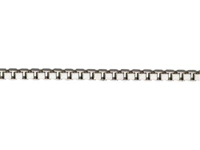 Catena Maglie Quadre A Metro, 1,9 Mm, Argento 925 - Immagine Standard - 3