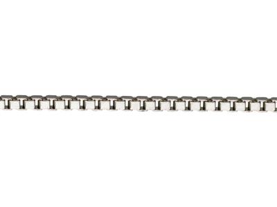 Catena Maglie Quadre A Metro, 2,3 Mm, Argento 925 - Immagine Standard - 3