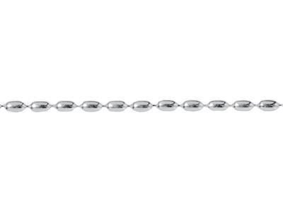 Catena Maglia Oliva 3 Mm, Argento 925 Ref. 10049