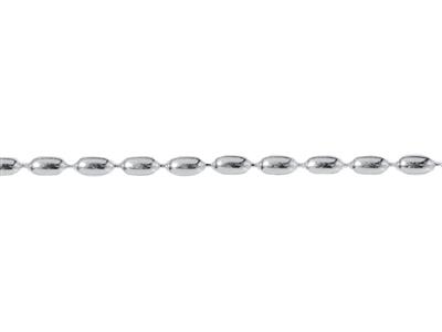 Catena Maglia Oliva 3 Mm, Argento 925 Ref. 10049 - Immagine Standard - 2
