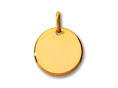 Medaglia Token 16 Mm, Oro Giallo 18k Lucido