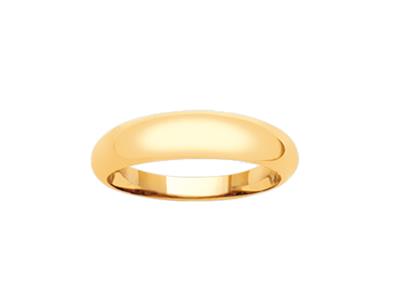 Anello Rigido Da 5 Mm, Oro Giallo 18k, Dito 54 - Immagine Standard - 1