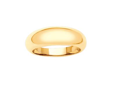 Anello Rigido Da 6 Mm, Oro Giallo 18k, Dito 54 - Immagine Standard - 1