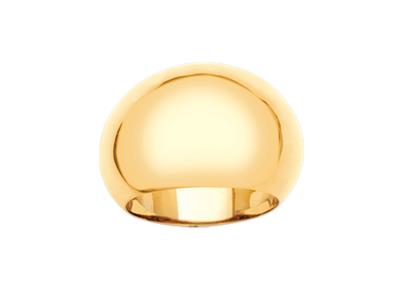 Anello Rigido 16,5 Mm, Oro Giallo 18 Kt, Dito 58 - Immagine Standard - 1
