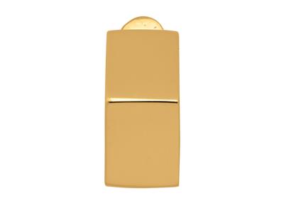 Orecchini A Cerchio A Forma Di Losanga, Oro Giallo 18 Carati - Immagine Standard - 3