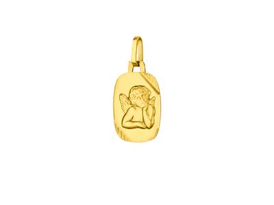 Medaglia Fantasy Angel 15 Mm, Oro Giallo 18 Carati - Immagine Standard - 1