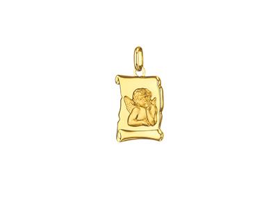 Medaglia Fantasy Angel 16 Mm, Oro Giallo 18 Carati - Immagine Standard - 1