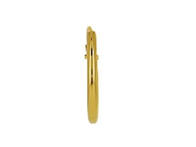 Creoli, Tubo Cavo 1 Mm, Diametro Interno 8 Mm, Oro Giallo 18 Ct. - Immagine Standard - 3