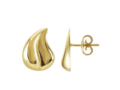 Orecchini A Goccia, Altezza 17 Mm, Oro Giallo 18k
