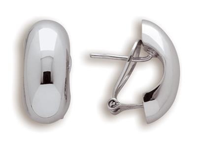 Mezzo Cerchio Allungato 60277, Oro Bianco 18 Carati - Immagine Standard - 1