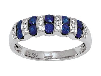 Anello-A-Righe-Zaffiro-0,56-Ct-E---Di...