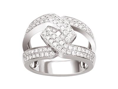 Anello-Lien,-Diamanti-0,89-Ct,-Oro-Bi...