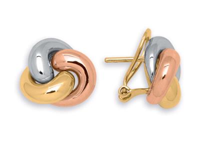 Orecchini A Spirale 13 Mm, 3 Ors 18k - Immagine Standard - 1