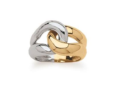 Anello, Oro Bicolore 18 Carati, Dito 58 - Immagine Standard - 1