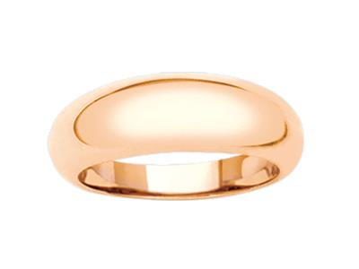 Anello Jonc Da 6 Mm, Oro Rosa 18k, Dito 56 - Immagine Standard - 1