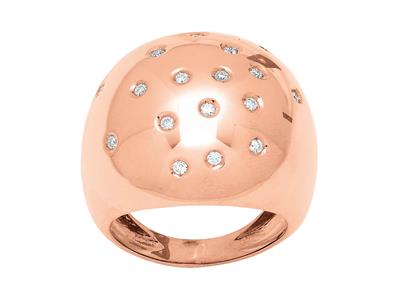 Anello Constellation, Diamanti 0,26ct, Oro Rosa 18k, Dito 52 - Immagine Standard - 1