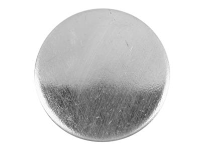 Sbozzo Di Flan Rotondo 12 X 1 Mm, Argento Fino Semi-duro 100 Argento Riciclato