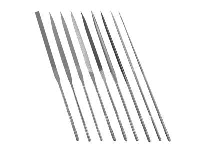 Lima Ad Ago Pilastro/piatta N. 2401, 200 Millimetri G0, Vallorbe - Immagine Standard - 2
