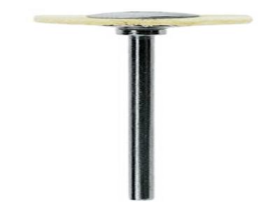 Pennello Circolare In Seta Bianca, Diametro 19 Mm, Hatho - Immagine Standard - 2