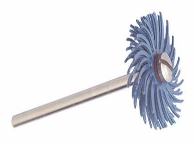 Disco Abrasivo Blu Montato Su Mandrino, Diametro 19 Mm, Grana Fine, Hatho - Immagine Standard - 3