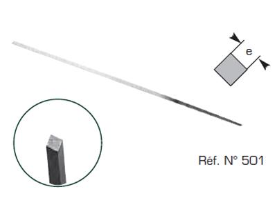 Scalpello Quadrato Swiss Echoppe, Qualit@ Ws, Rif. 501, 2,25 Mm, 110 Mm, Vallorbe - Immagine Standard - 2