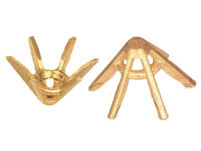 Cat 6 Griffe Per Pietra Rotonda Di 3,5 Mm, Oro Giallo 18 Carati Codice Articolo 01532