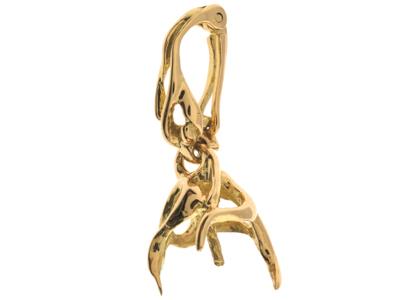 Clip Per Perle Da 9 A 10 Mm, Oro Giallo 18 Carati. Rif. Pec049