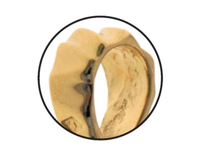 Cerniera Per Perla Da 9 A 10 Mm, Oro Giallo 18 Carati. Rif. Be140 - Immagine Standard - 2