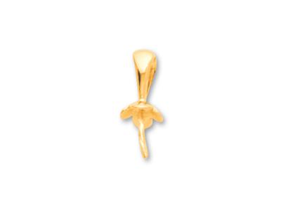 Cappio Per Perla Da 6 A 9 Mm, Oro Giallo 18k. Rif. Be136